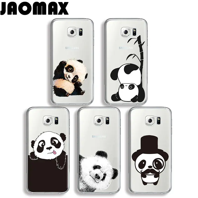 Чехол Jaomax с милыми животными бамбуковой пандой для samsung Galaxy S7 S6 S5 S4 S3 Edge S8 Plus