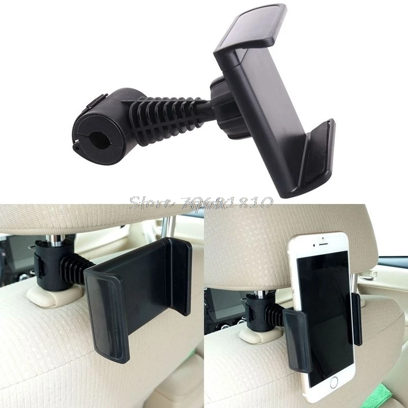 360 Degree Ratating Car/truck Back Seat Headrest Phone Mount Holder For