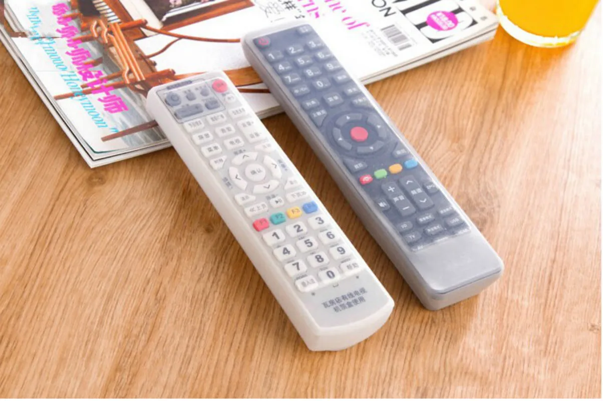 

Practical Transparent Protective Sleeve Remote Control TV Remote Control Air Conditioning Remote Control Dust Covers 5ZCF109