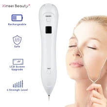 Beauty Laster 6 светодиодный уровень карандаш для удаления веснушек кожи моль для удаления лица Темный прибор для удаления пятен Электрический моль инструмент