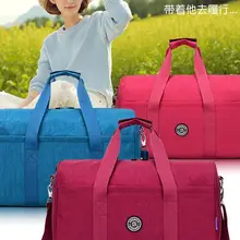 JIN QIAO ER портативный модный стиль: Легкая водонепроницаемая нейлоновая сумка с одной сумкой и красная Наплечная Сумка