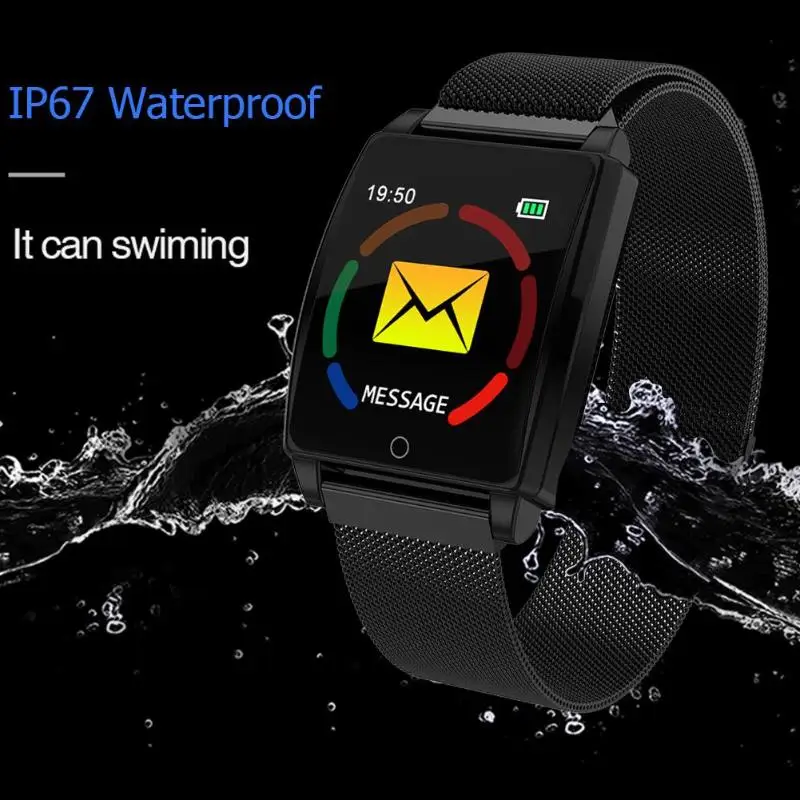 R17 IP67 smartwatch Водонепроницаемый Часы Heart Rate крови Давление кислорода усталость умный Браслет Фитнес трекер