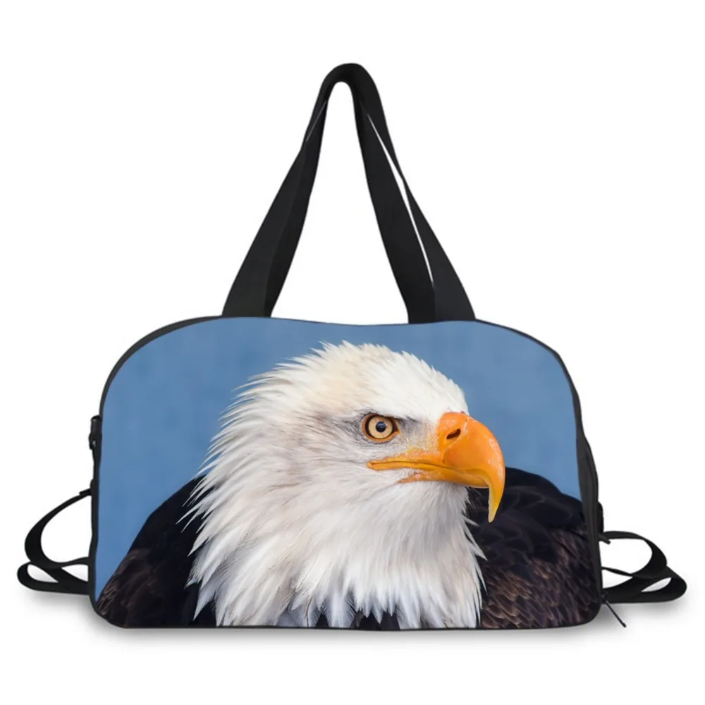 eagle-design-bag-organizer-travel-bag-large-weekend-gym-bag-carrying-sport-bag-with-shoes-compartment-high-quality-fabric