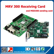 Frete grátis 1 pçs nova msd300 envio de cartão + 1 pcs mrv 300 recebendo cartão síncrono receptor & sender controlador