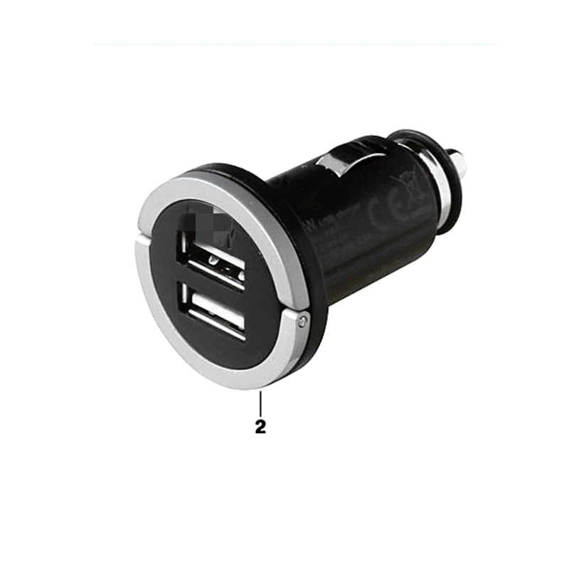 Оригинальное USB зарядное устройство предназначено для BMW f10 f15 f16 f25 f26 f30 e90 f01 g30 g50 двойное зарядное устройство розетка адаптер прикуривателя