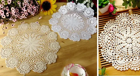 IBANO ручная работа хлопок крючком скатерть кружева Doilies настольная дорожка с цветами для дома кофейня украшение стола 1 шт./лот