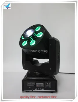 

T- 8pcs free shipping with 6x8w rgbw wash led disco lighting 30w mini moving head spot