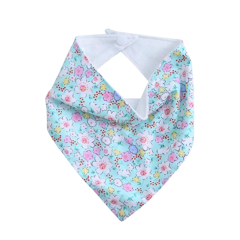 

(KLV) Infant Kids Baby Boys Girls Feeding Saliva Towel Dribble Triangle Bandana Bibs APR12_30