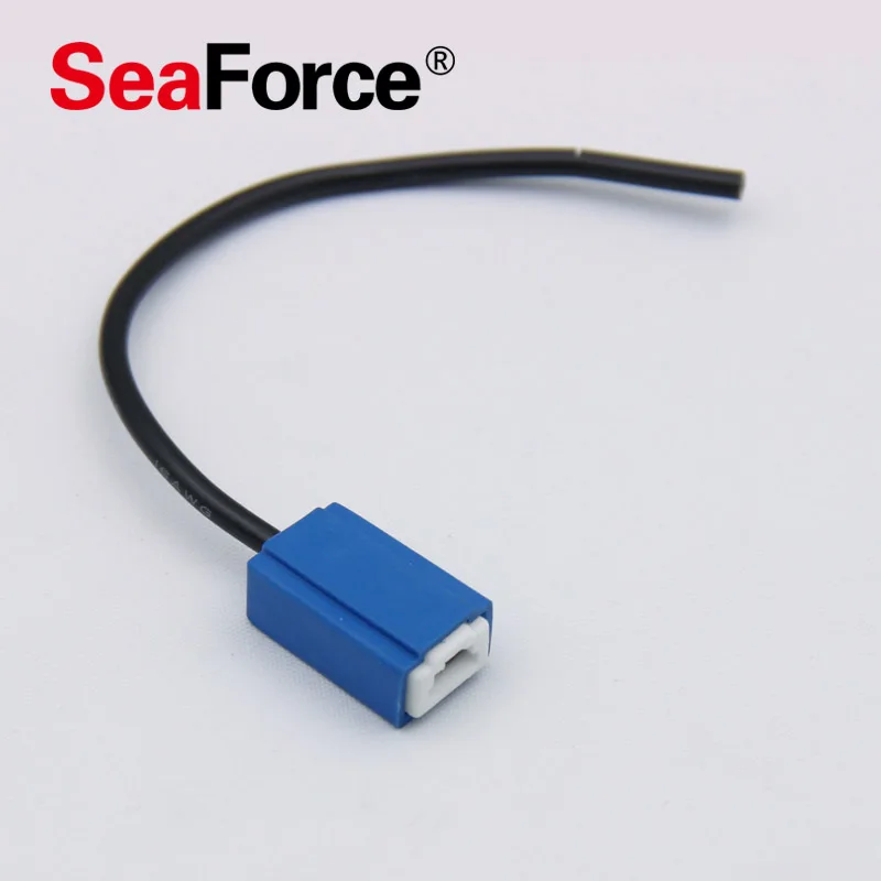 2PCS Fit For Bulb 55w H1 Socket Right Angle Ceramic H1 Bulb Holder High