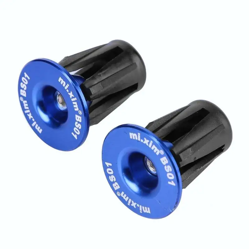 

New 1 Pair Aluminum Handlebar End Cap Bicycle Handlebar Grip End Expansion Plug 17.6-21.8mm/0.69-0.85''