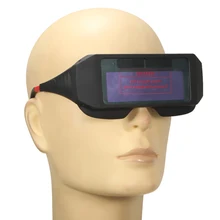 Anti-ultraviolet Fine Quality PC Solar Powered Auto Darkening Welding Glasses Anti-glare for Welding UV Protection