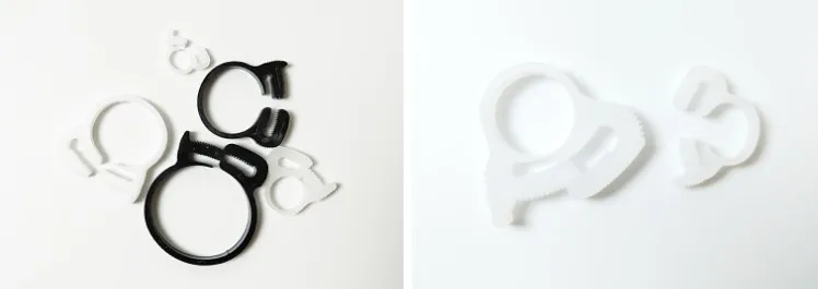 1000pcs 5.0-5.5mm Plastic Hose Snapper Clamp Anti Pressure Tight Fasten White 1000pcs 5.0-5.5mm Plastic Hose Snapper Clamp Anti Pressure Tight Fasten White