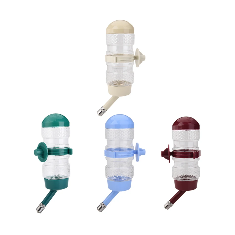 

Plastic&Metal 14.5 * 9 cm Hanging Pet Bottle Head With Pet Drinking Water Head pet lick moving to water High Quality