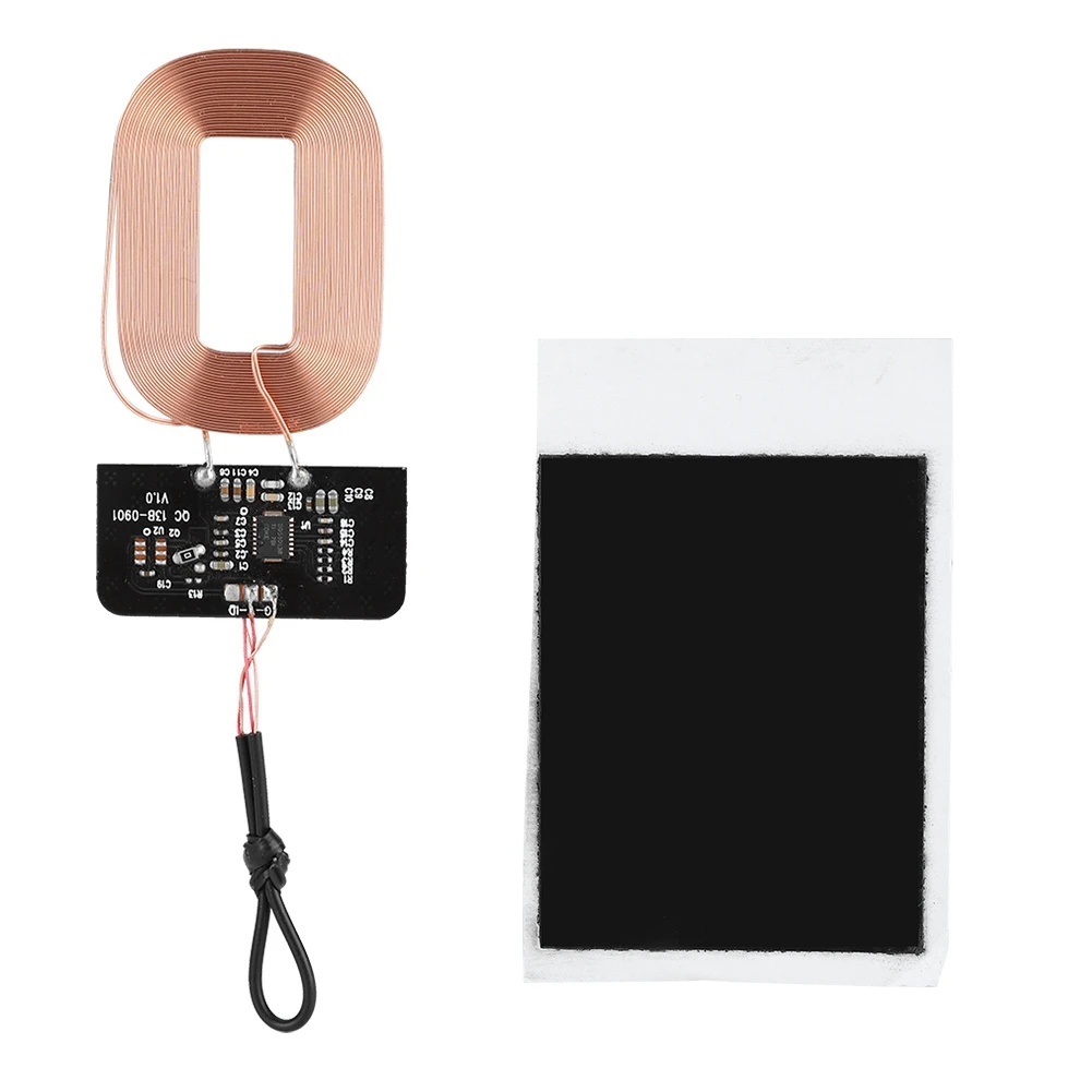 DIY Qi Стандартный Беспроводной зарядный Модуль приемника Coil приемник Печатная плата модуля для iPhone 8/8 plus/х для samsung S8/S9