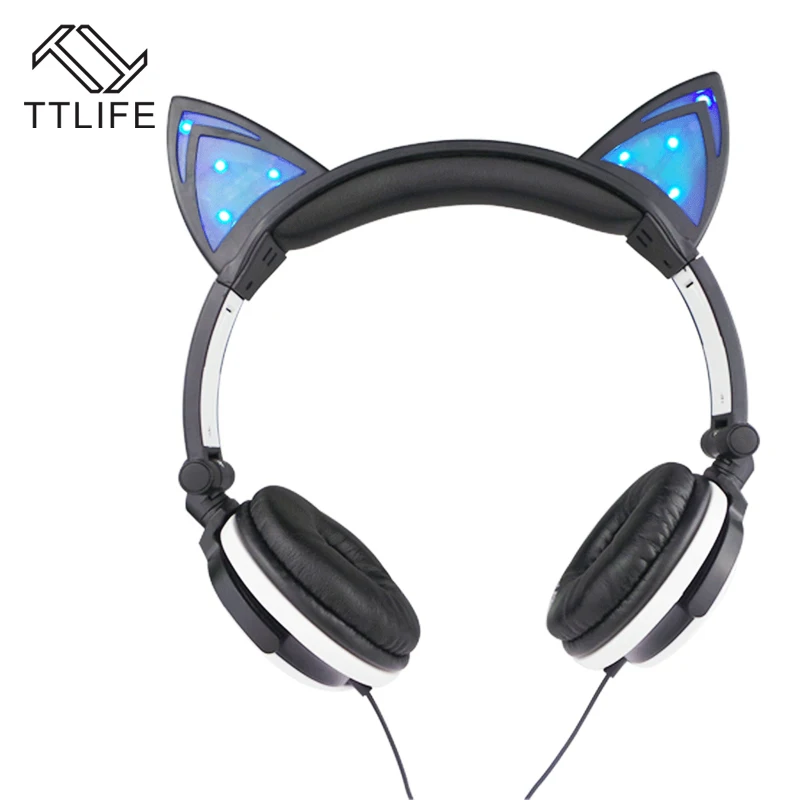 Original TTLIFE Brand Women Cute Unique Shape Headphones Christmas