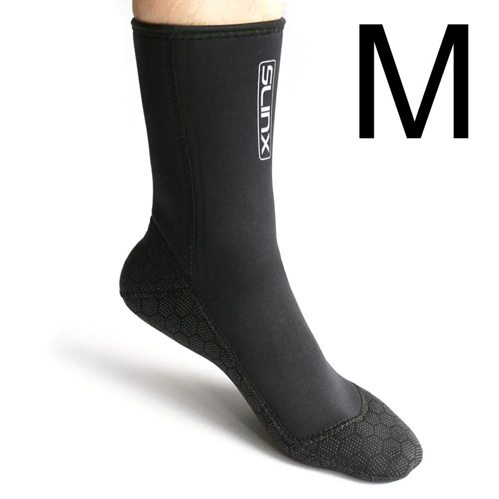 1 пара 3mm купальный ботинок носки подводный гидрокостюм неопрена дайвинг носки предотвращают царапины, согревающие носки для подводного плавания - Цвет: M