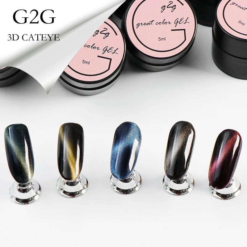 Гель-лак для ногтей Girl2girl 3D Cateye Led Cure УФ-гель долговечный блестящий гель высокого