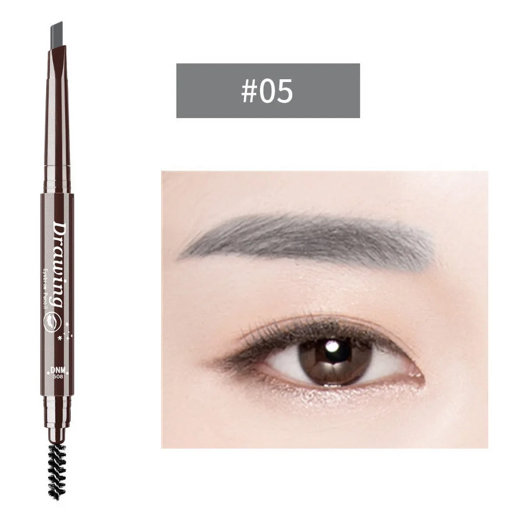 Eye Brow Pencil Cosmetics Makeup Tint Natural Long Lasting Paint Tattoo Eyebrow Waterproof Black Brown Eye brow Makeup YJJ2 - Color: E