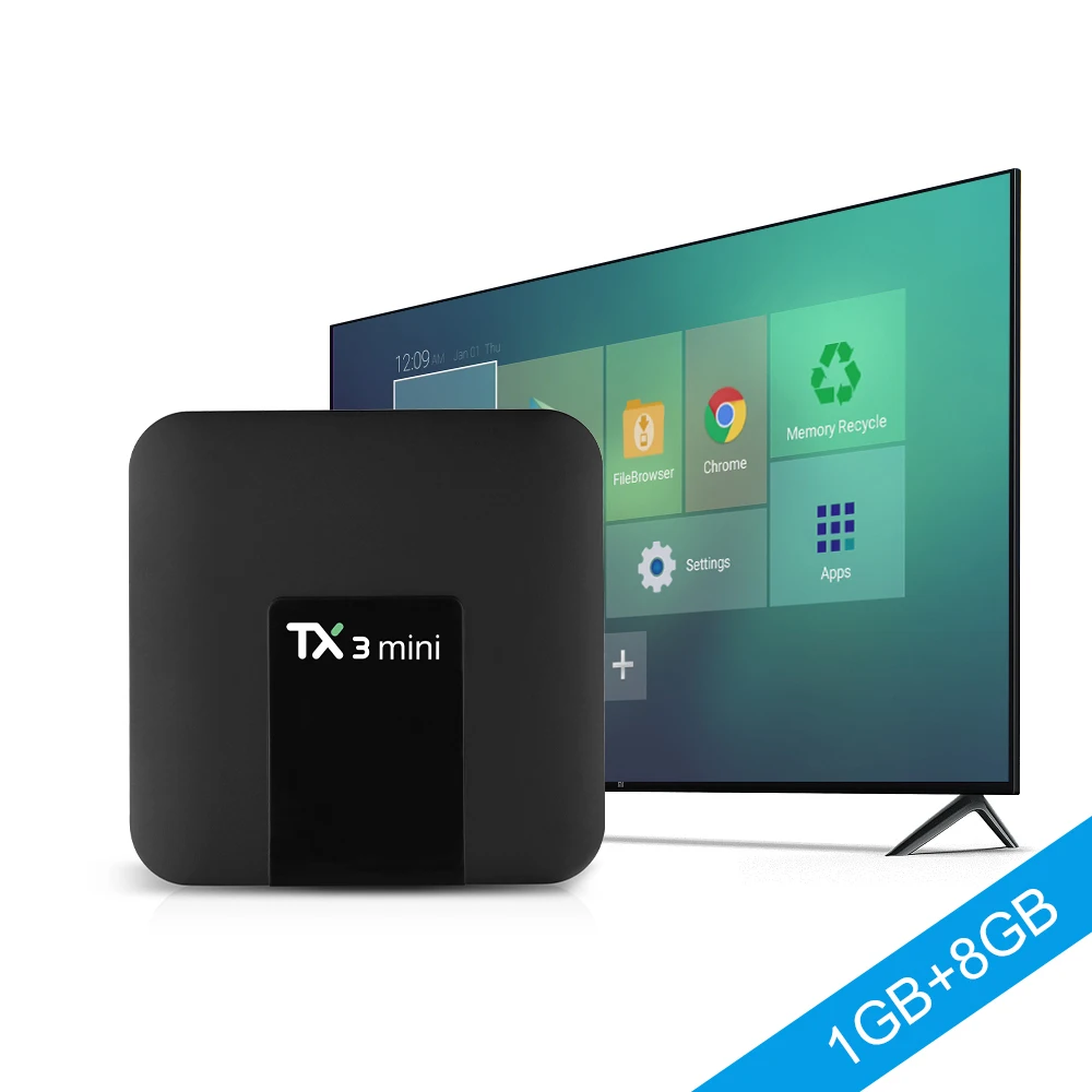 TX3 Мини Android 7,1 комбо коробка с один год IUDTV UKWTV код пустая белая коробка Android TV Box