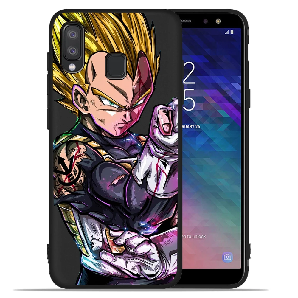 Dragon Ball Супер Saiyan Goku Vegeta Dragon чехол для телефона для samsung Galaxy A50 A20 A30 A40 A10 A70 M10 M20 Etui задняя крышка