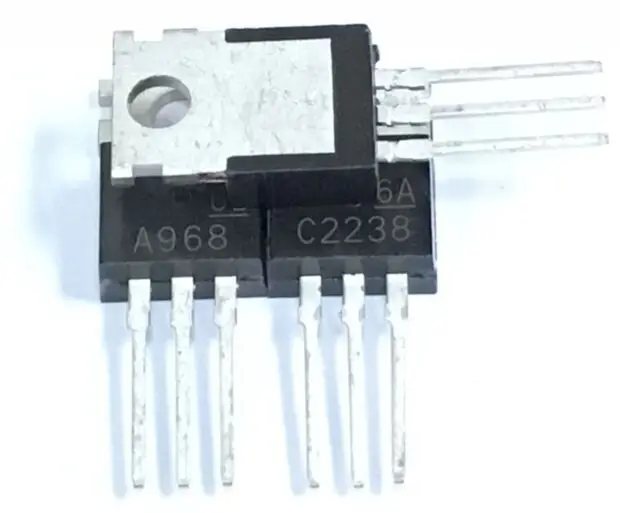 1PAIR OR 2PCS Transistor TOSHIBA 2SA968-Y//2SC2238-Y 2SA968//2SC2238 A968//C2238