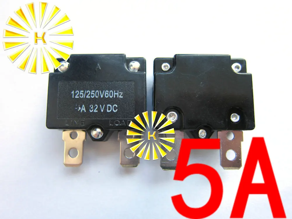 

50PCSx MR1 3A 5A 7A 10A 12A 15A 20A Automatic Reset Circuit Breaker ST-1 Overload Protection Switch WP-01 Over current Protector