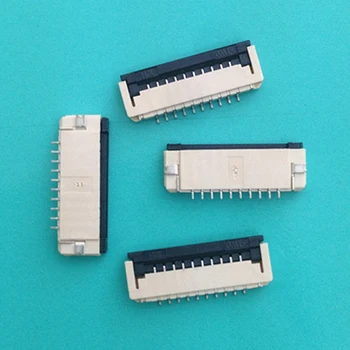 

100PCS FPC Connector 1.0 Spacing 10 Pin Flip Heat Resistance