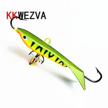 KKWEZVA 1pc 60mm 9.3g Ice jig for winter Fishing Lure Ice Fishing Hard Bait Pesca Tackle Isca Artificial Bait ice lure fishing spoon bait for winter fishing 8g 50mm isca artificial metal jig winter fishing tackles leurre peche 509