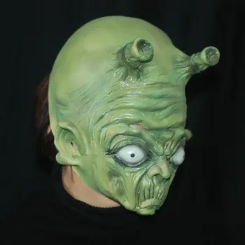 

Halloween Mask Masquerade Party Supplies Props Green Witch Mask