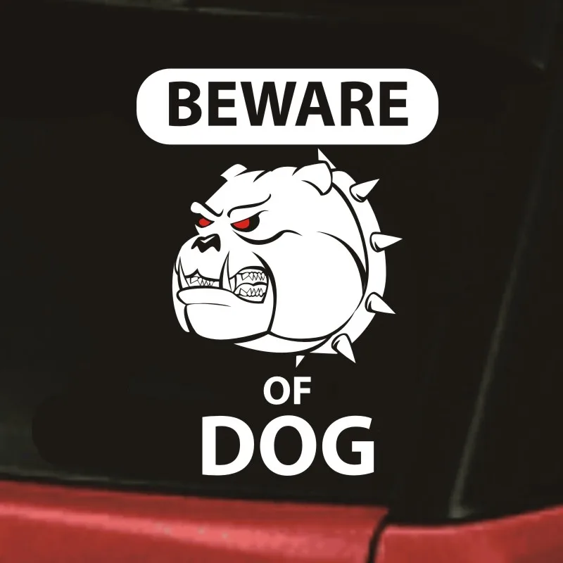 Beware of bulldog виниловая наклейка на окно высеченная наклейка с собакой наклейка Водонепроницаемая оконная наклейка s оконные принадлежности