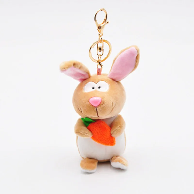 Корея длинноухий редис кролик подвеска с мягкой игрушкой кукла раскладушка кукла плюшевый брелок 1 шт