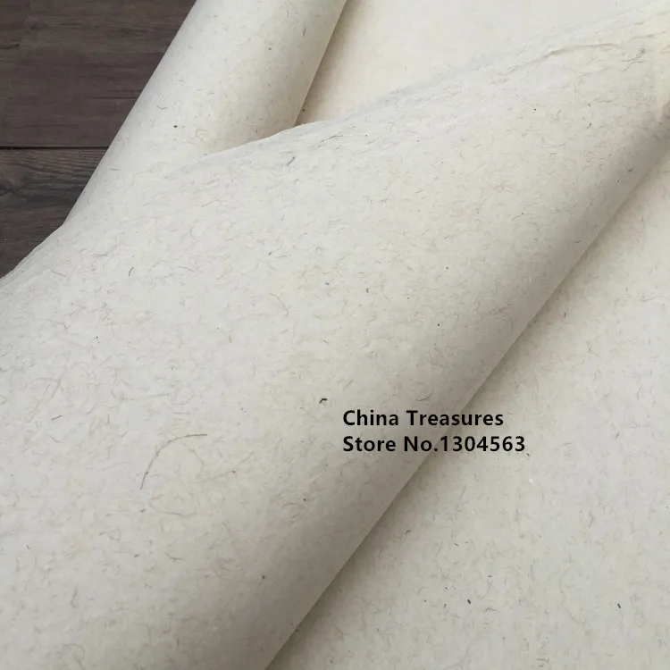 

10sheets/lot Chinese Mulberry bark Mix jute Rice paper Calligraphy Brush Writing Paper Chinese Painting Xuan Zhi Handmade