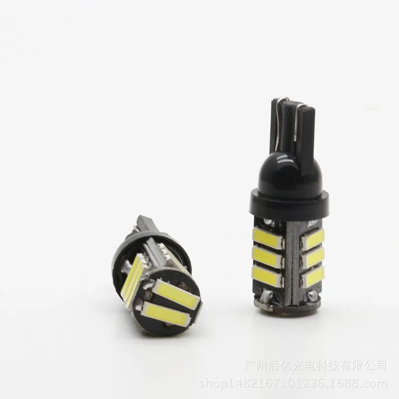 1 шт. W5W 10-7020 smd; Автомобильные светодиоды 194 168 Замена клиновидной панели заднего прибора лампы белого и синего цвета для габаритных фонарей
