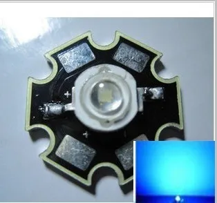 

Free shipping Led 10pcs 3W Royal Blue Aquarium LED 450-460nm with 20mm Star Base