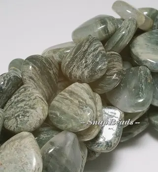 

12mm Mojito Rutile Quartz Gemstone Teardrop Pear Trigon 12x12mm Loose Beads 16inch Full Strand (10233384-62)
