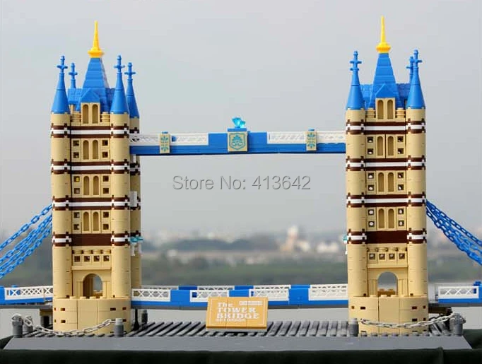 

1033 pcs/set WANGE DIY Building Blocks The Tower Bridge Of London Children's Educational Construction Toy Block Bricks