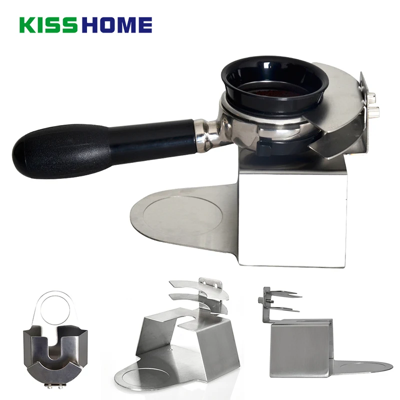 Sturdy Stainless Steel Adjustable Espresso Coffee Tamper Stand Barista