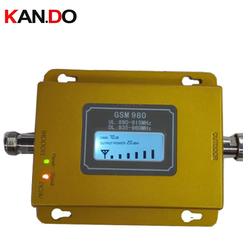 Усилитель сигнала GSM 980 17 дБм желтый с ЖК дисплеем|phone booster|gsm repeater boostergsm signal booster |