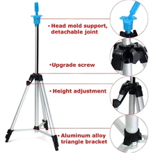 Манекен головы держатель штатив Стенд Регулируемая Парикмахерская практика для салона Парикмахерская 789