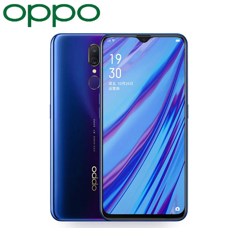 

Original OPPO A9 Mobile Phone 4G LTE Android 8.1 MT6771V Octa Core 6.53" 4/6+128G Telephone Back Fingerprint 4020mAh 16MP
