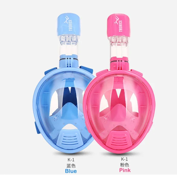 

Free shipping! Curved face Kids snorkeling mask diving mask nose breathing diving equipment anti-fog child snorkeling mask XS