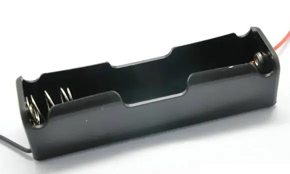 Новый AA батареи Чехол для хранения пластик Box держатель с 6 ''Кабель привести для 1 х AA батарея пайки подключения черный цифровой Лидер продаж