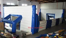2016 best quality inflatable large trampoline inflatable outdoor playground for kids entertainment