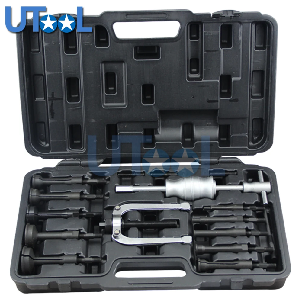 

16PCS Blind Hole Pilot Slide Hammer Internal Bearing Extractor Puller Tool Kit