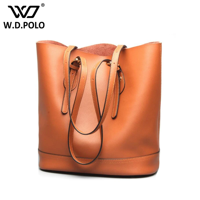 

WDPOLO Hot sale handbag women casual tote bag female large shoulder messenger bags high quality genuine leather handbag C078