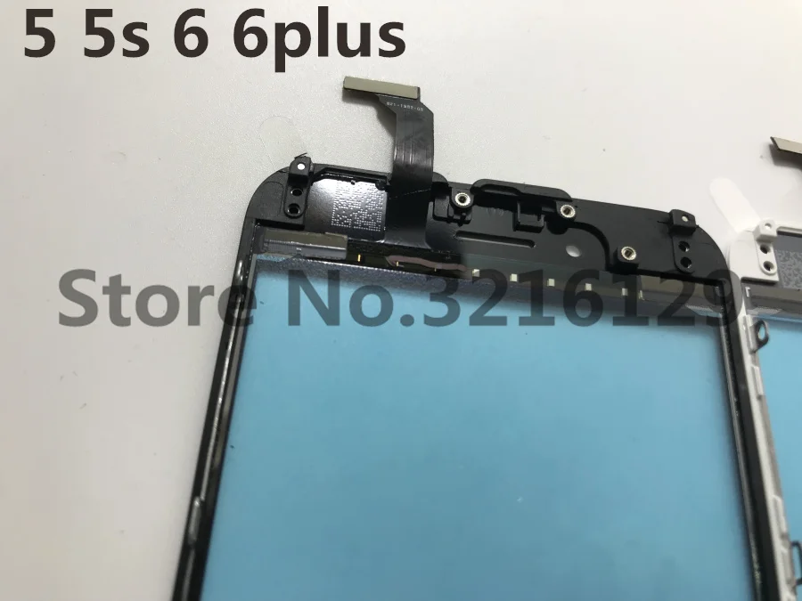 10 шт./лот сенсорная панель с рамкой для iPhone 6 6plus 5 5s 5c сенсорный экран дигитайзер