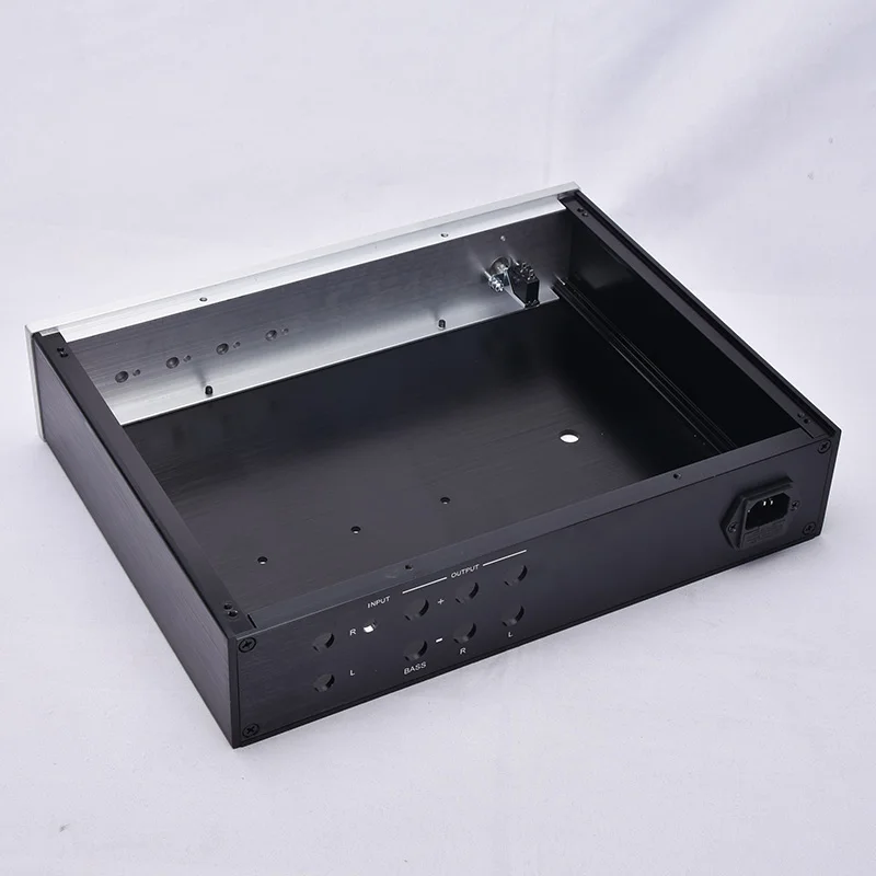o alumínio amplificador Chassis, 3207, 320x70x240mm