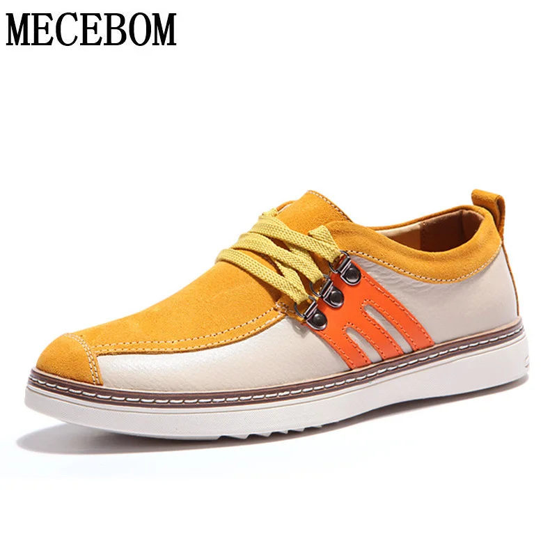 

Mens leather shoes new autumn fashion quality split leather shoes men casual moccasins lace-up breathable 857m