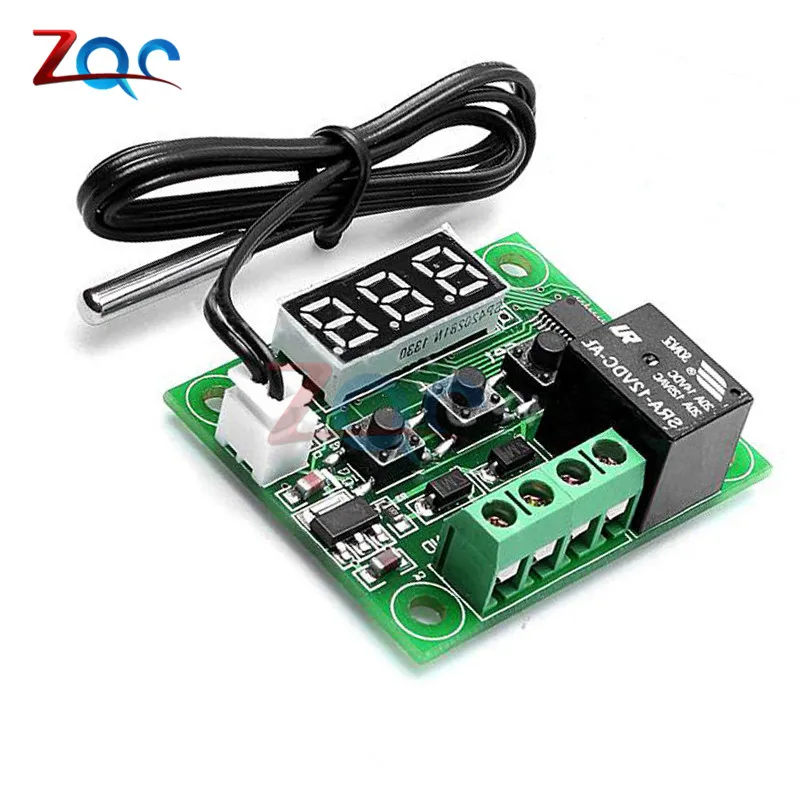 50~110°C W1209 DC12V Digital Thermostat Temperature Control Switch Sensor