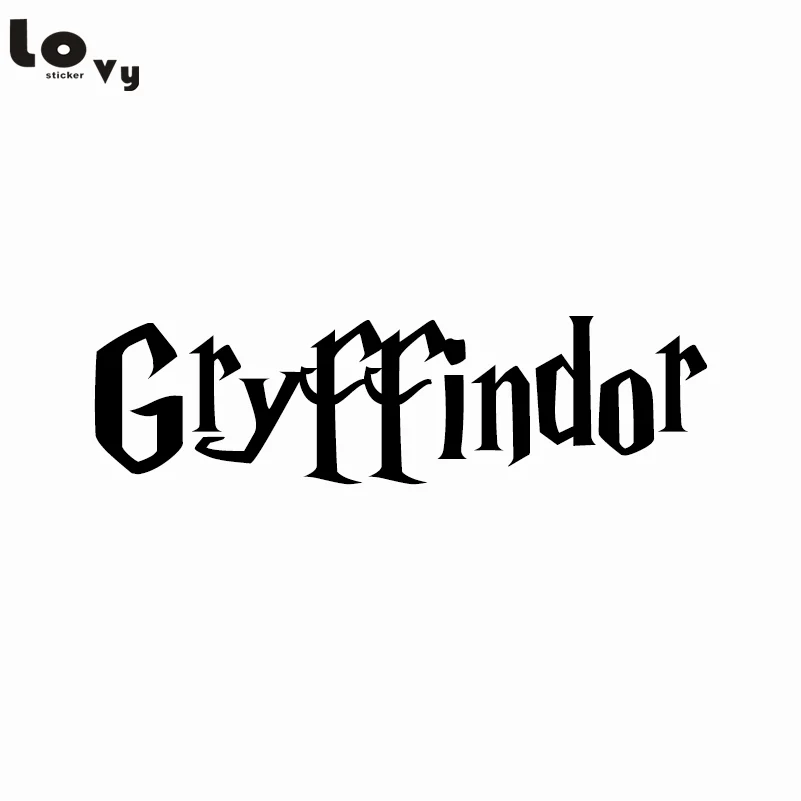 Classic movie Harry Potter Gryffindor House Cut Vinyl Wall Sticker